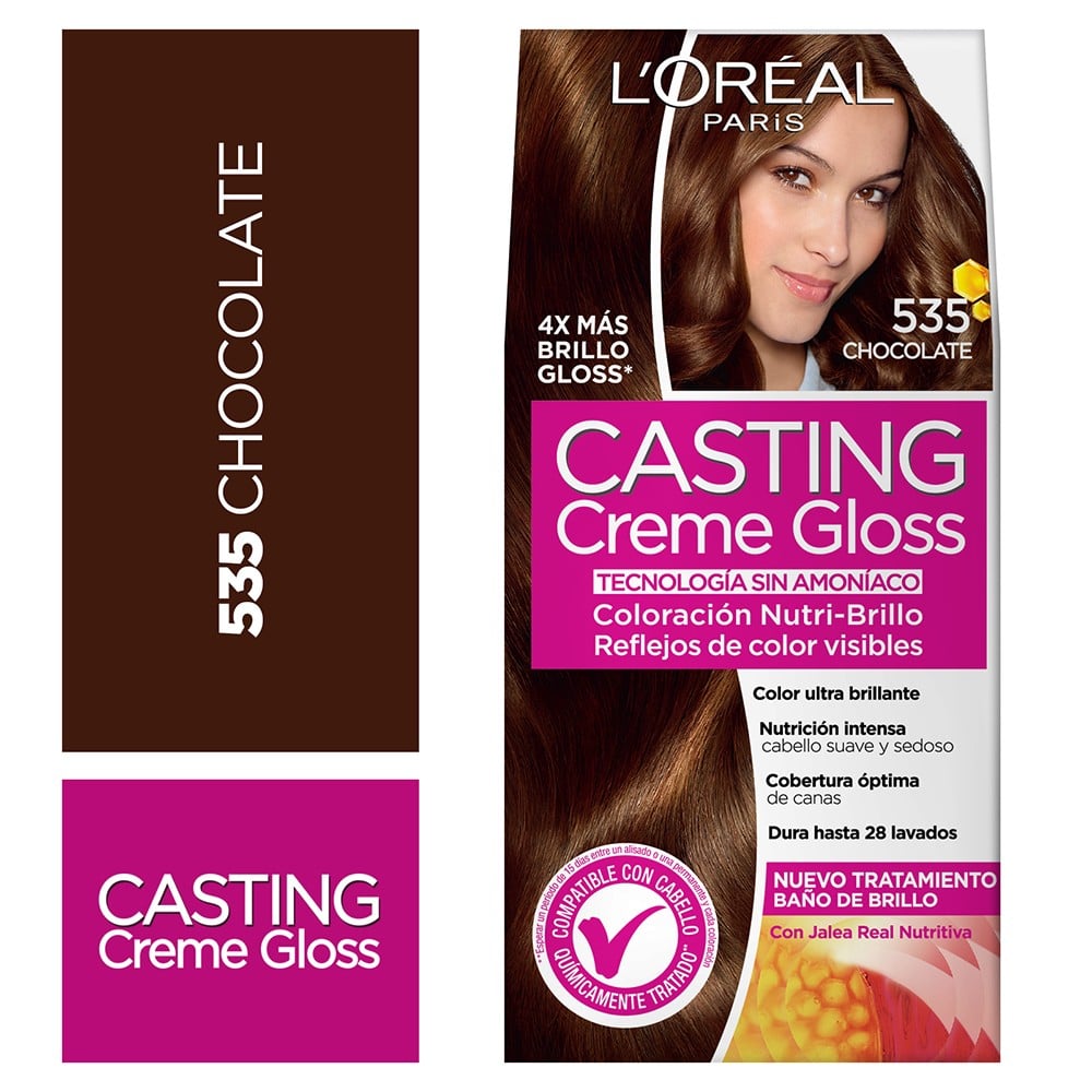 Casting Creme Gloss Chocolate Jalea Real N 535 (Coloracion)