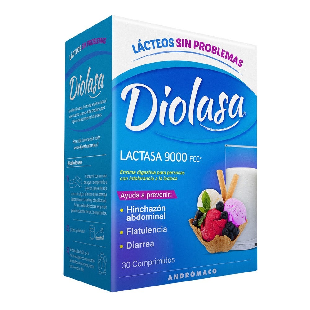 Diolasa Comprimidos 9000Iu x 30 (Lactasa)