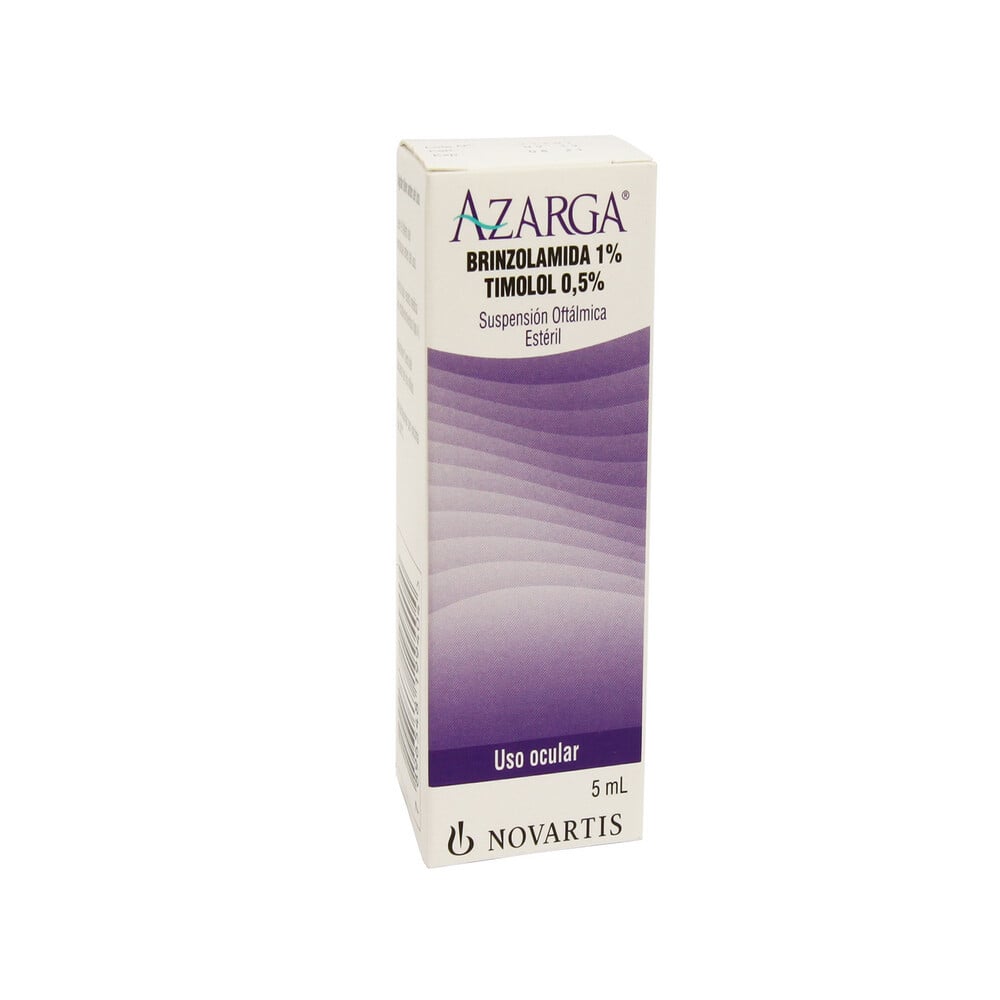 Azarga Sus Oftálmica x 5 ml (Brinzolamida+Timolol)