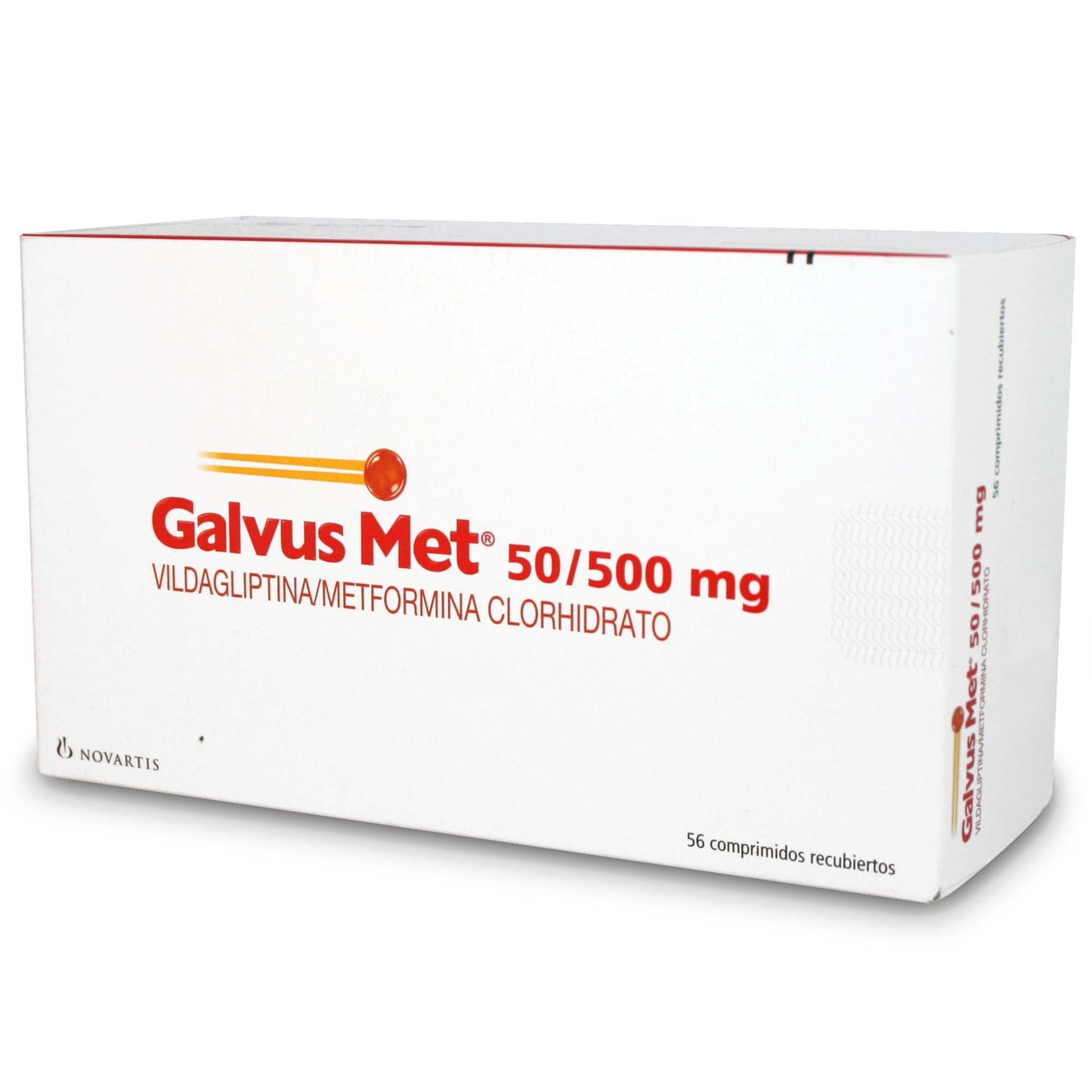 Galvus Met Comprimidos 50/500 mg x 56 (Vildagliptina/Metformina)