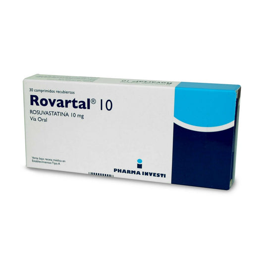 Rovartal Comprimidos 10 mg x 30 (Rosuvastatina)