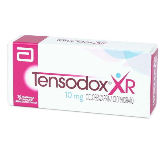 Tensodox Xr Comprimidos 10 mg x 20 (Ciclobenzaprina)