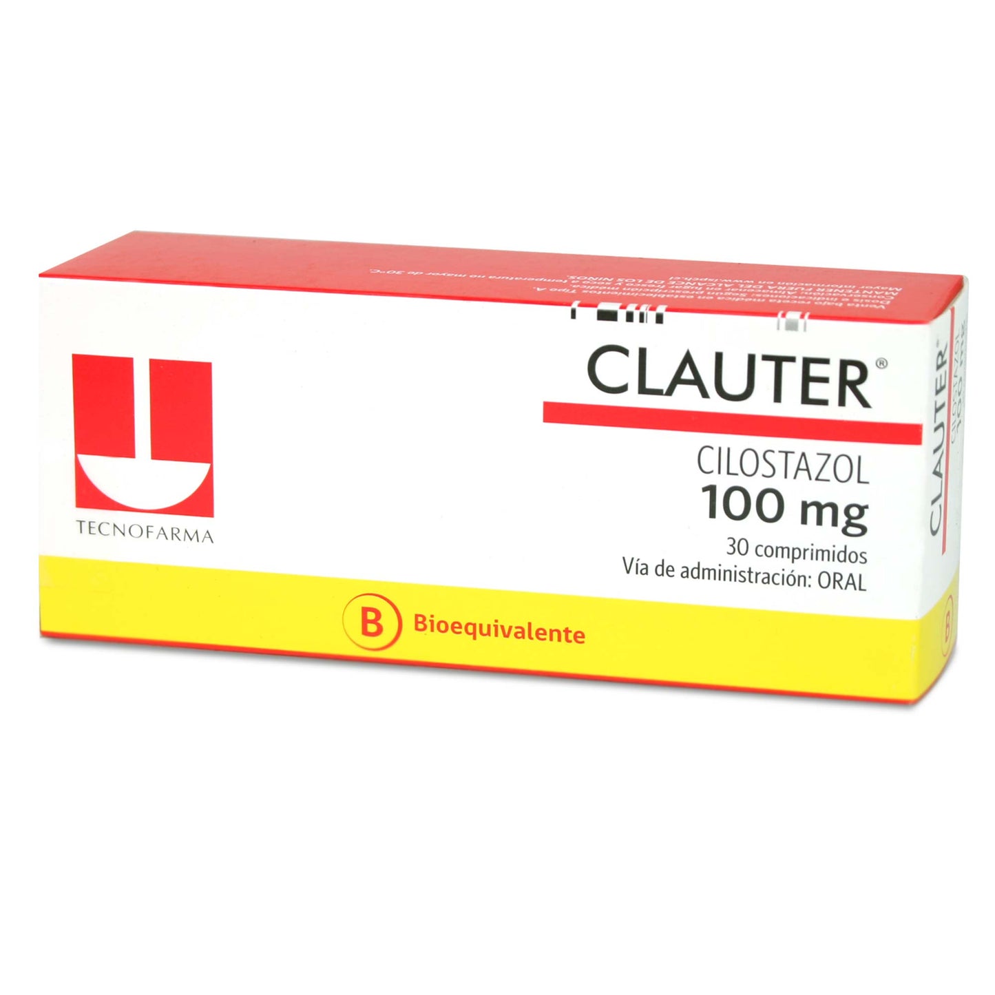 Clauter Comprimidos 100 mg x 30 (Cilostazol)