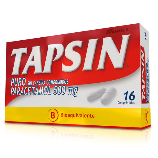 Tapsin Puro Comprimidos 500 mg x 24 (Paracetamol)