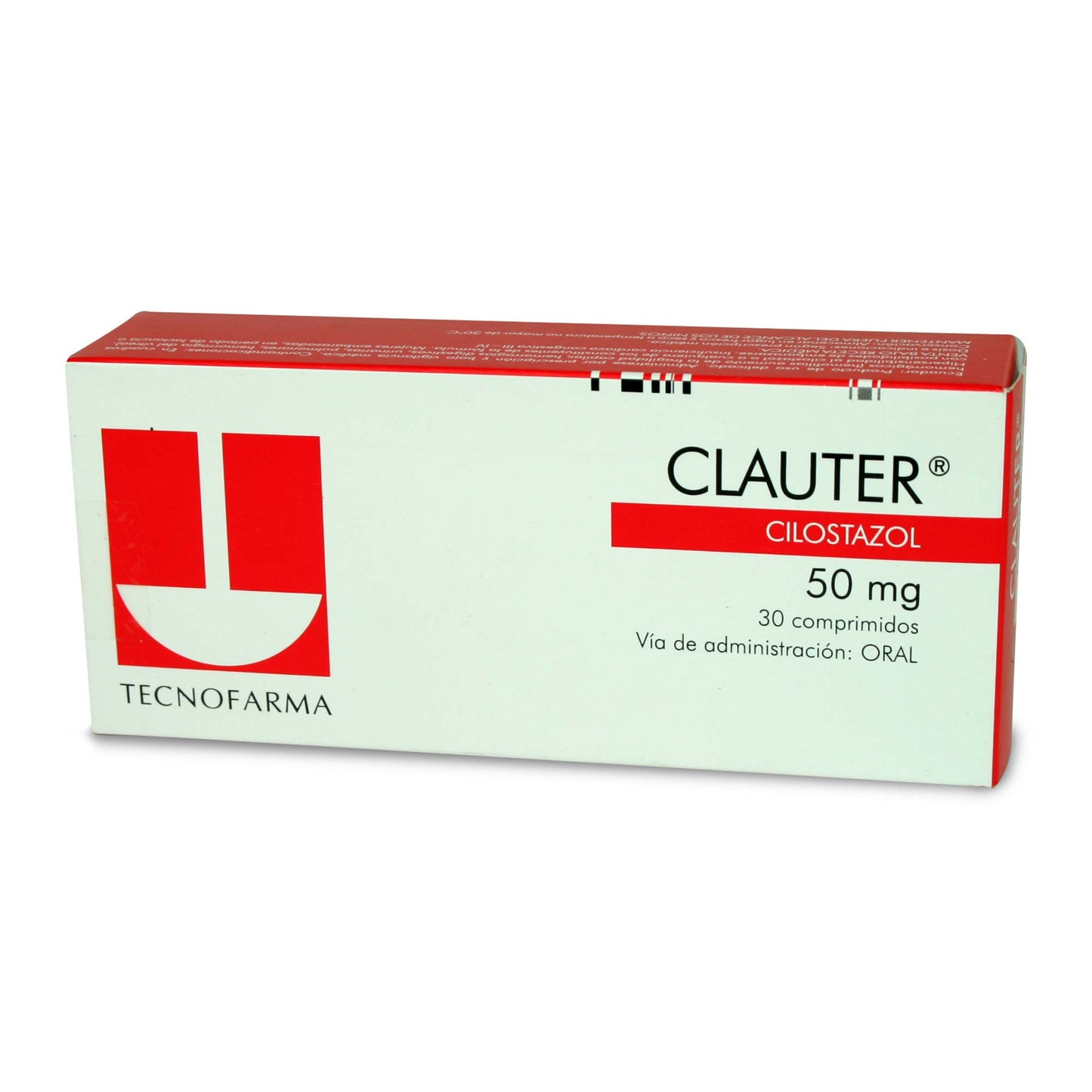 Clauter Comprimidos 50 mg x 30 (Cilostazol)