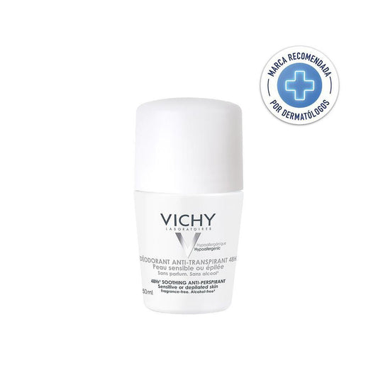 Vichy Deo Roll On Piel Sensible x 50 ml (Desodorantes)
