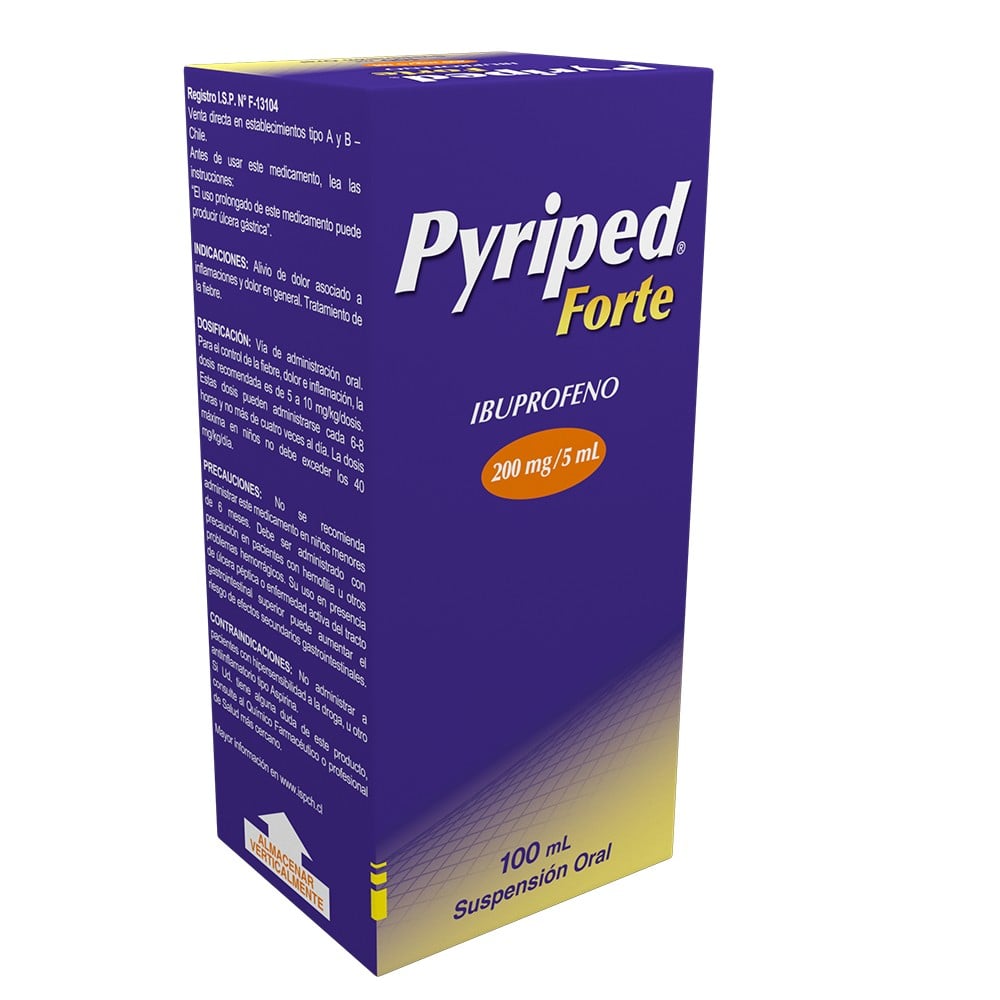 Ibualiv Fuerte Sus 200 mg/5 ml x 100 ml (Ibuprofeno)