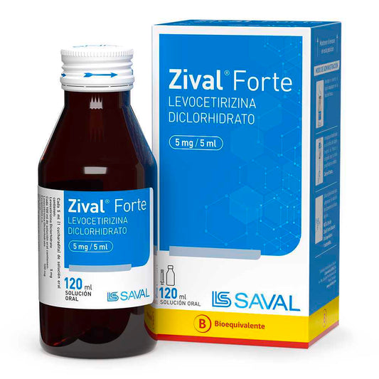 Zival Fuerte Jarabe x 120 ml (Levocetirizina)