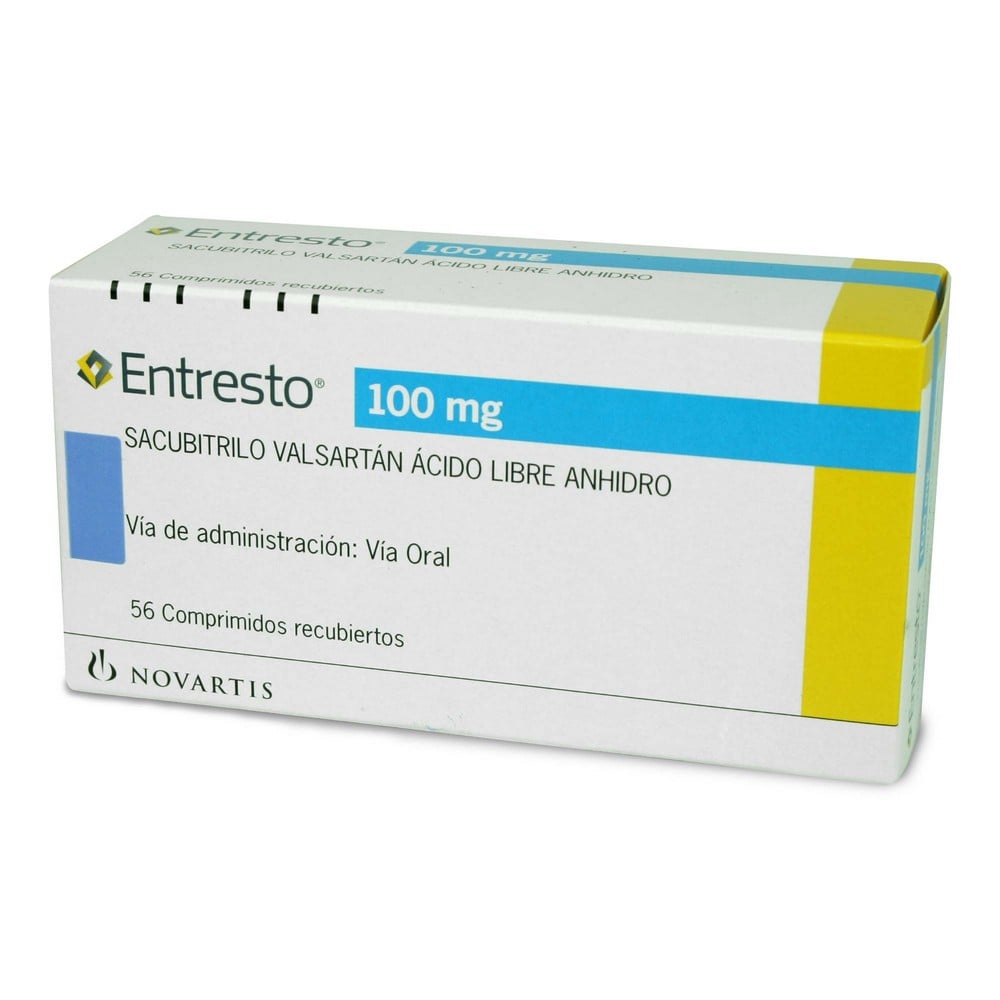 Entresto Fct Cápsulas 200 mg Dup x 56 (Valsartan Sacubitrilo)