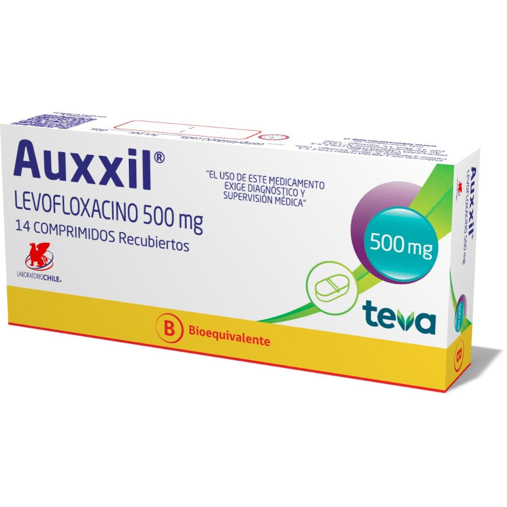 Auxxil Comprimidos 500 mg x 14 (Levofloxacino)