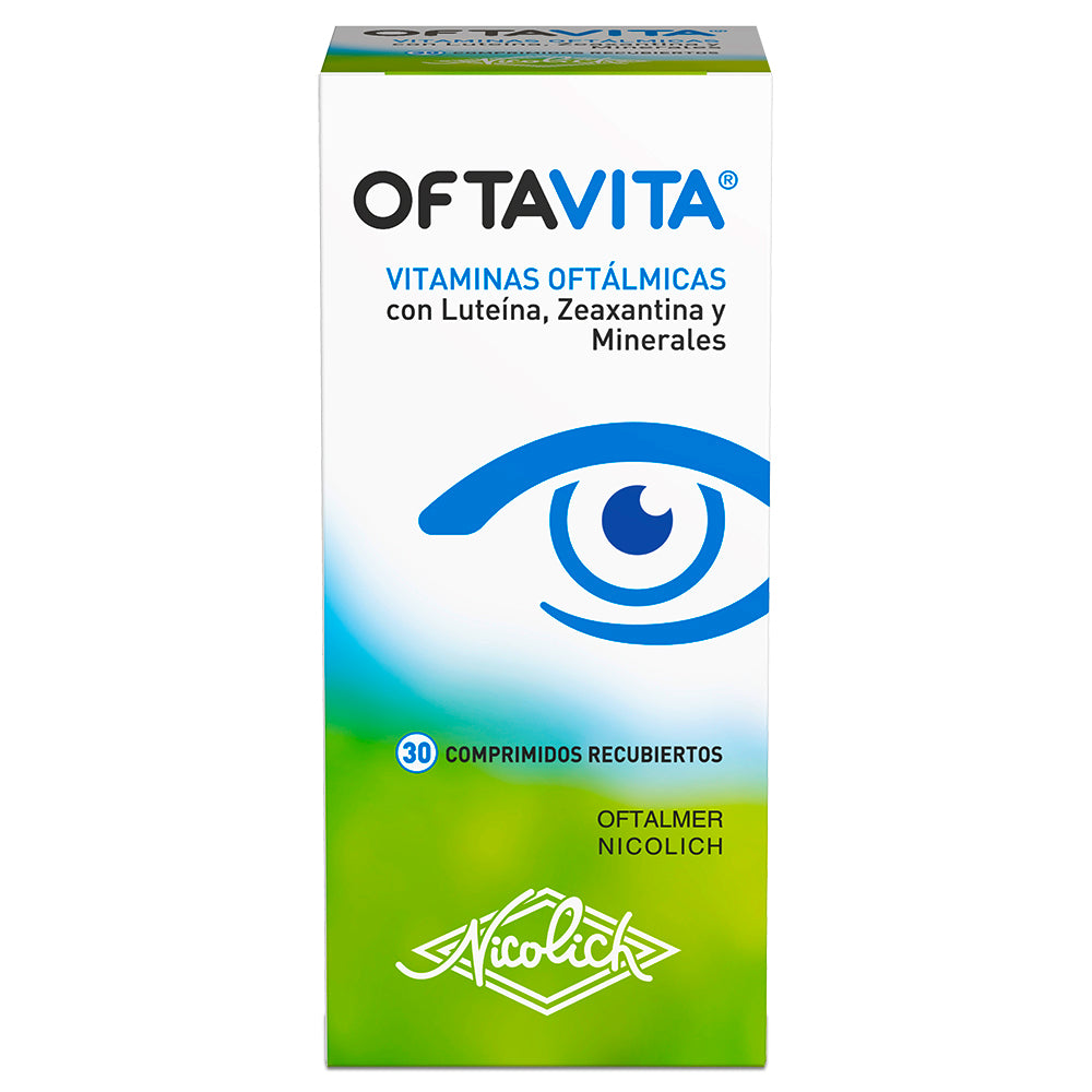 Oftavita Comprimidos x 30 (Vitamina A / Vitamina C / Vitamina E / Vitamina B2 /Zinc /Selenio/Cobre/Magnesio/Lutenia)