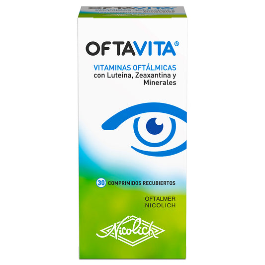 Oftavita Comprimidos x 30 (Vitamina A / Vitamina C / Vitamina E / Vitamina B2 /Zinc /Selenio/Cobre/Magnesio/Lutenia)