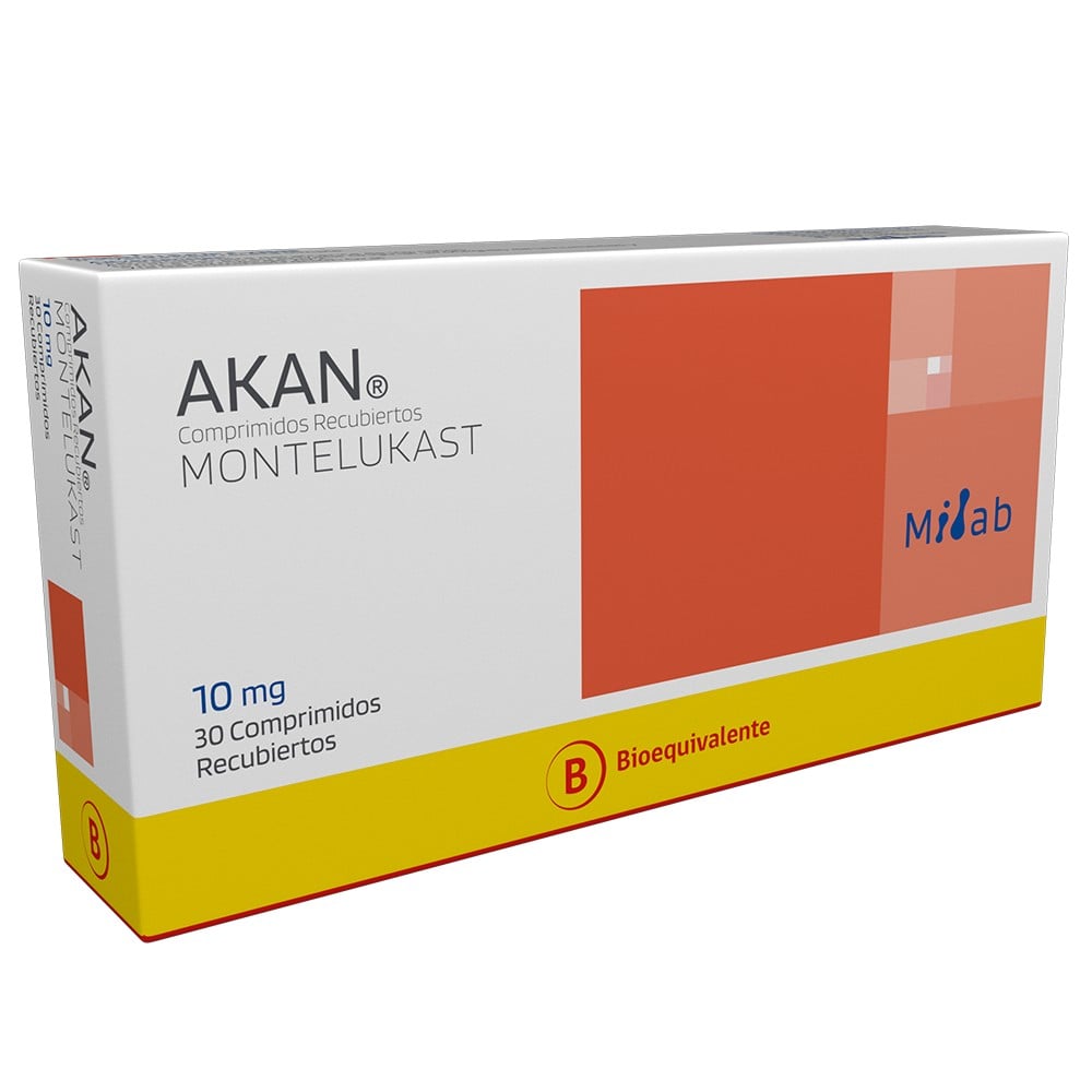 Akan Comprimidos 10 mg x 30 (Montelukast)
