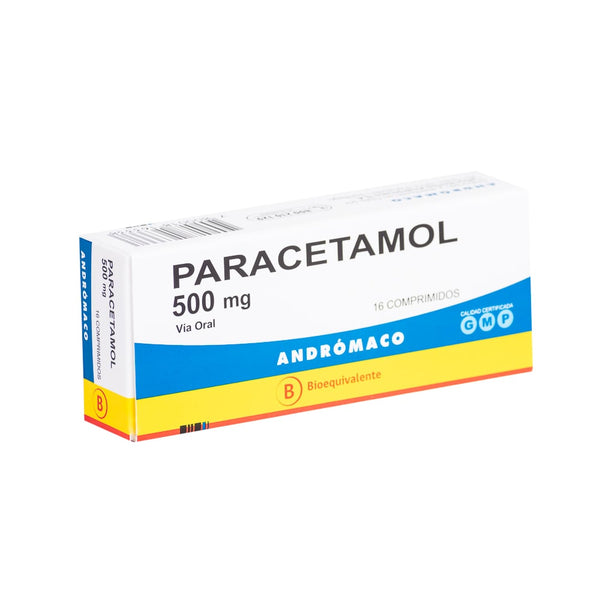 Paracetamol Comprimidos 500 mg x 16 And