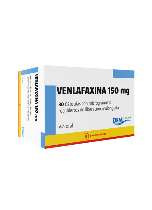 Venlafaxina Cápsulas 150 mg Lp x 30 Alembic