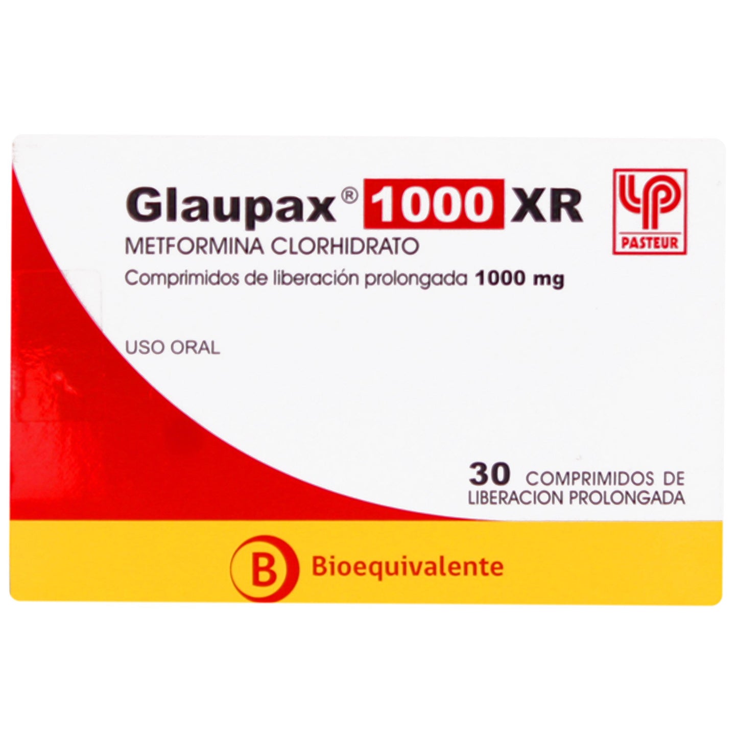 Glaupax Xr Comprimidos 1000 mg x 30 (Metformina)