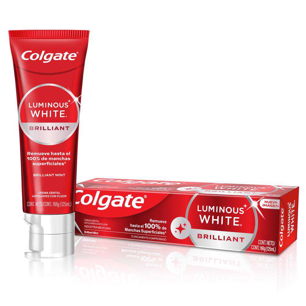 Colgate Luminous White Crema Dental x 125 ml (Crema Dental Adulto)