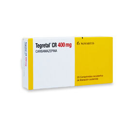 Tegretal-Cr Comprimidos 400 mg x 20 (Carbamazepina)