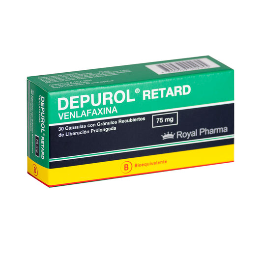 Depurol Ret Cápsulas 75 mg x 30 (Venlafaxina)