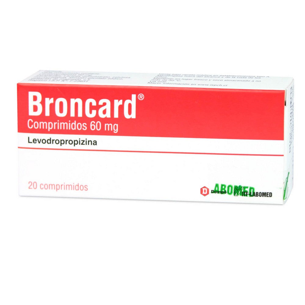 Broncard Comprimidos 60 mg x 20 (Levodropropizina)
