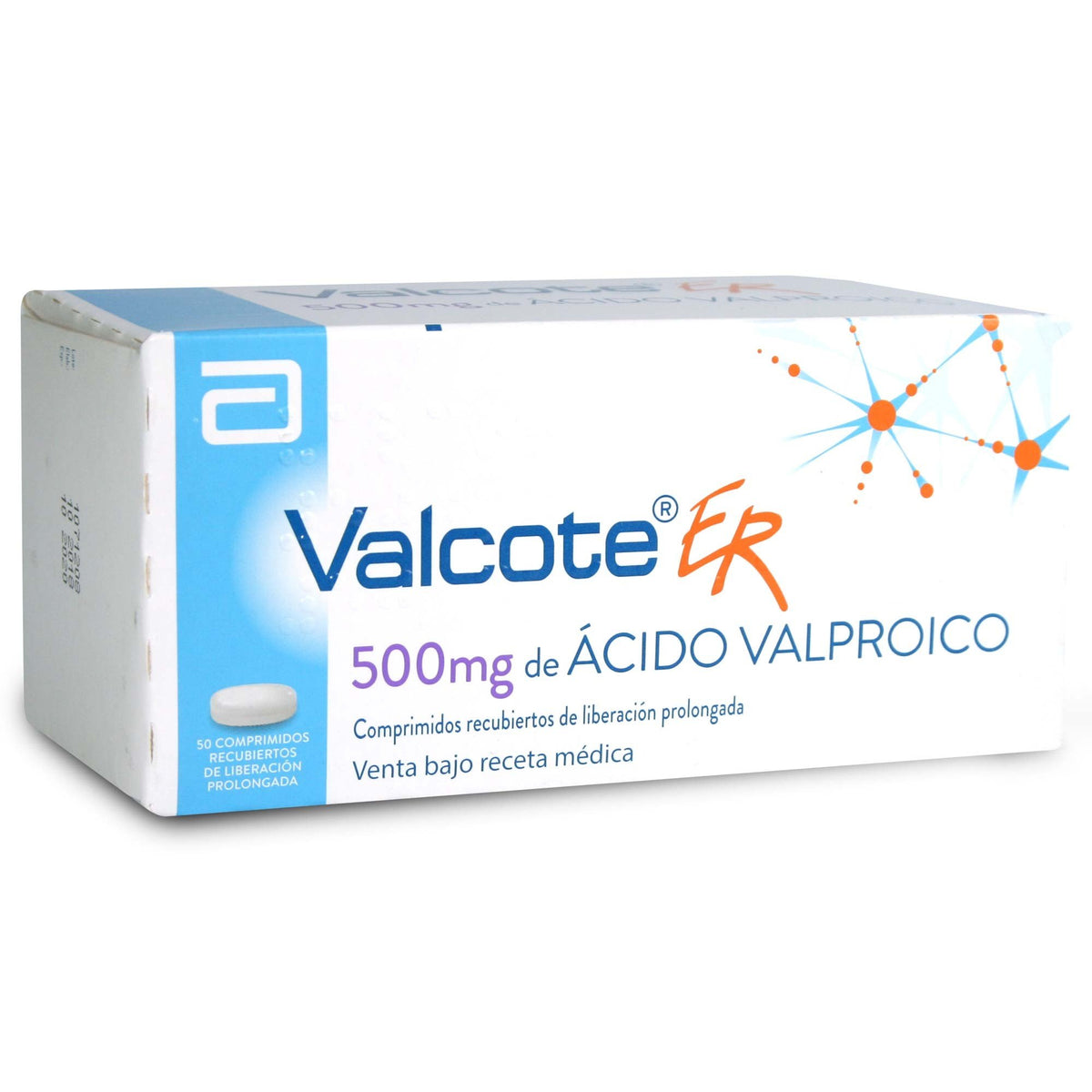 Valcote Comprimidos 500 mg x 50 (Acido Valproico) – Farmacias LF