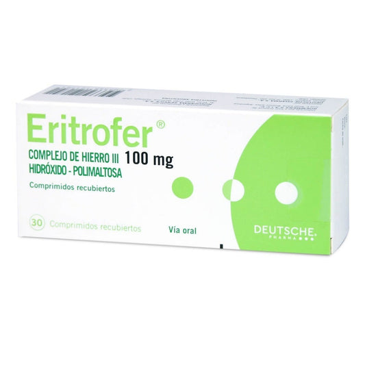 Eritrofer Comprimidos 100 mg x 30 (Hierro)