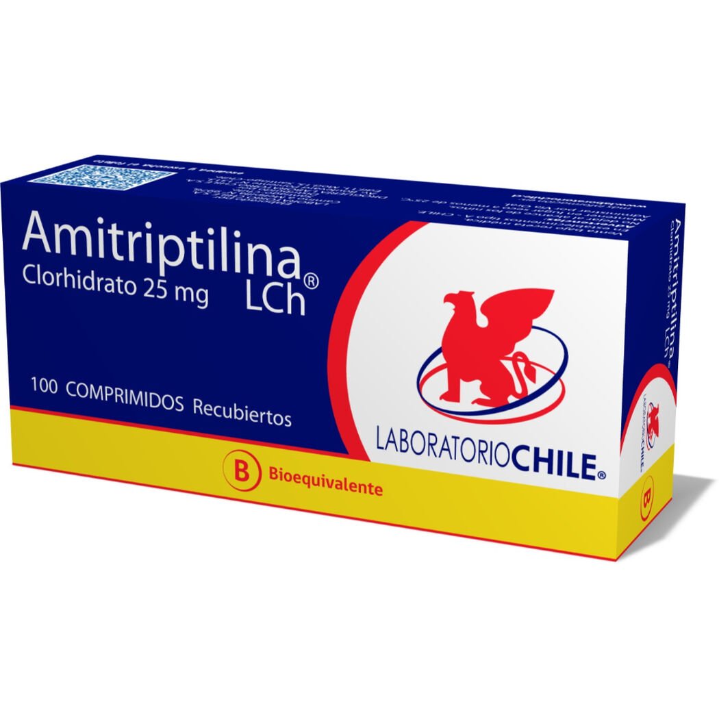 Amitriptilina Comprimidos 25 mg x 100 Chile
