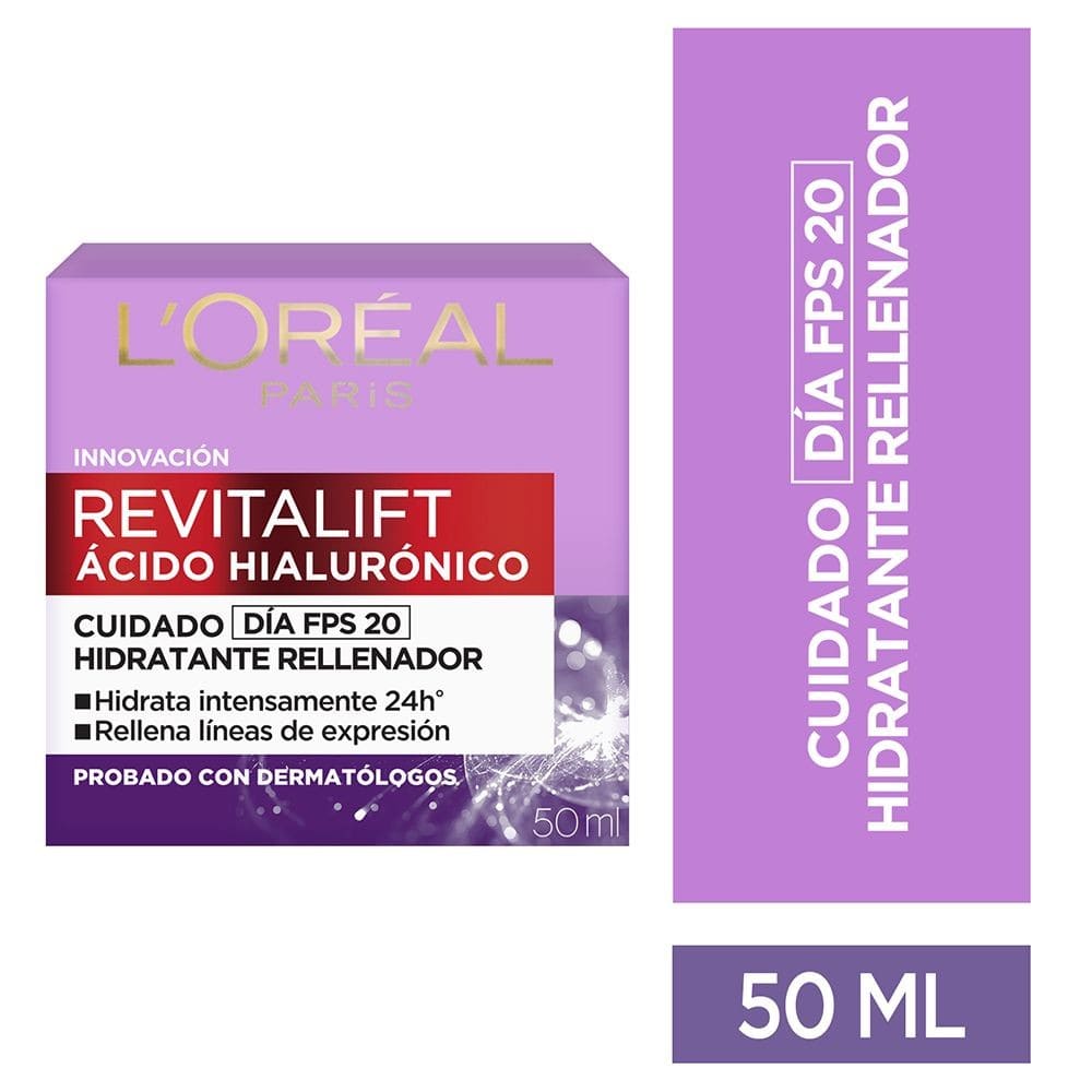 Loreal Crema Dia Revitalift Acido Hialuronico x 50 ml (Cuidado Facial)