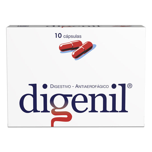 Digenil Cápsulas x 10 (Simeticona/Pancreatina)