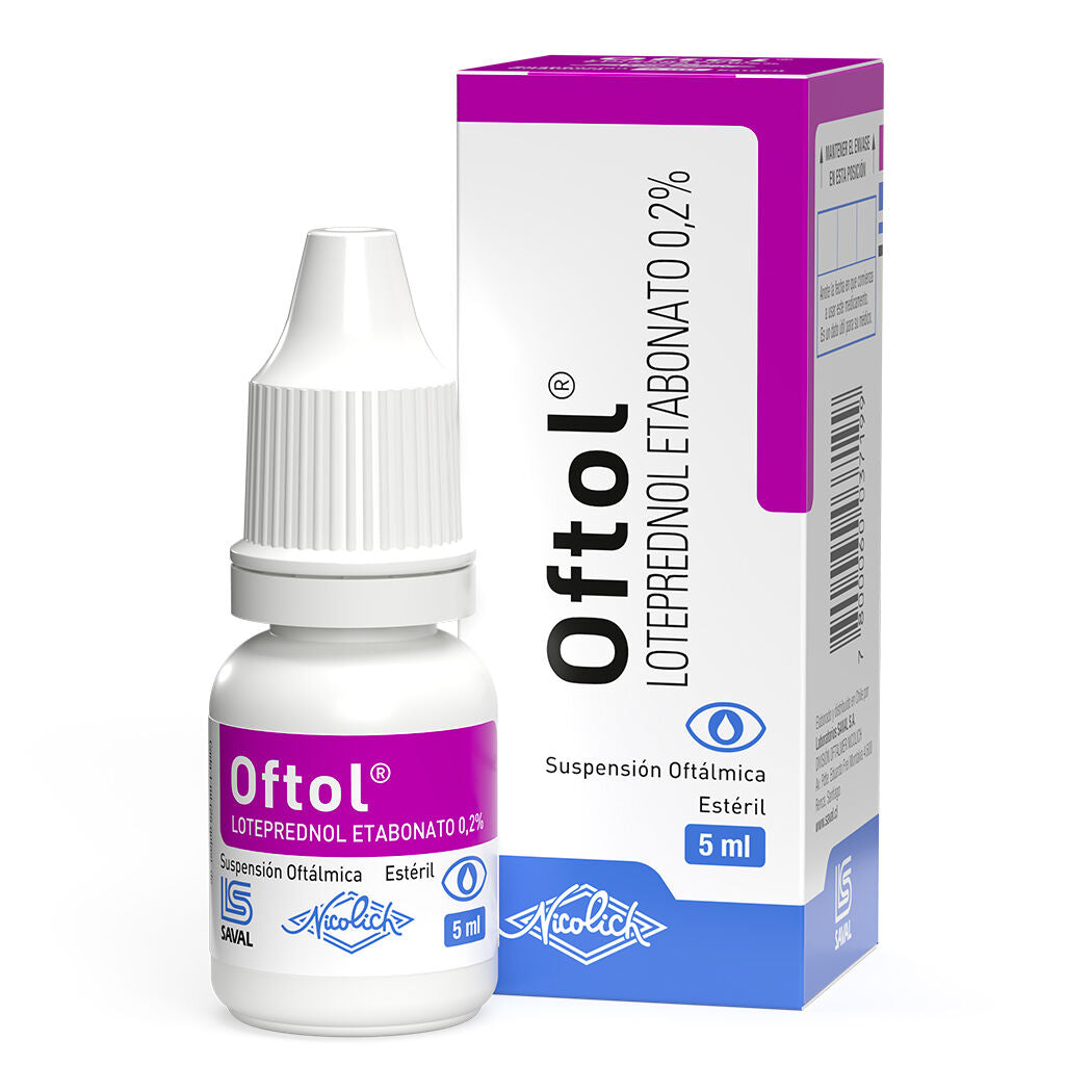 Oftol Sus Oftálmica 0,2% x 5 ml (Loteprednol)