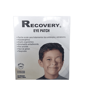 Recovery Parche Ocular Pediatrico x 20 (58 x 80 Mm)