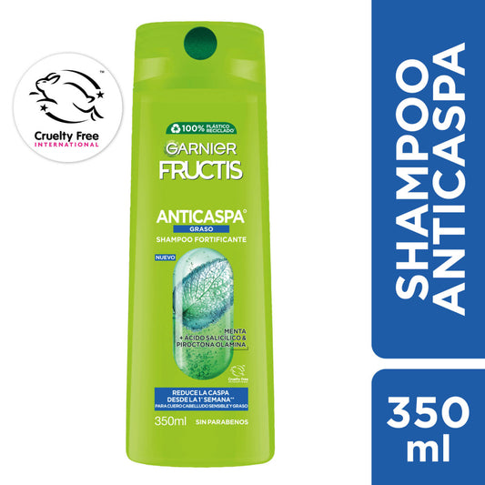 Fructis Anticaspa Graso Sha x 350 ml (Shampoo)