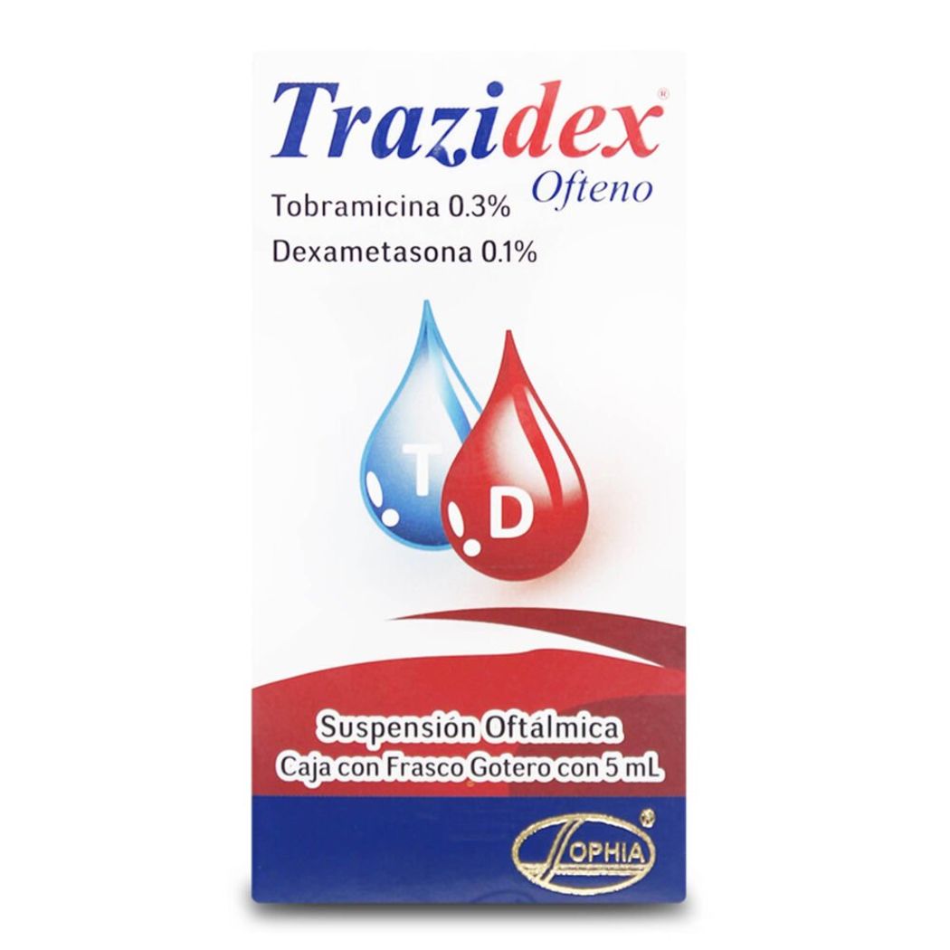 Trazidex Gotas x 5 ml (Tobramicina/Dexametasona)