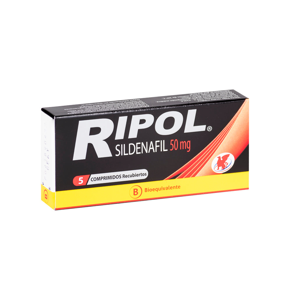 Ripol Comprimidos 50 mg x 5 (Sildenafil)