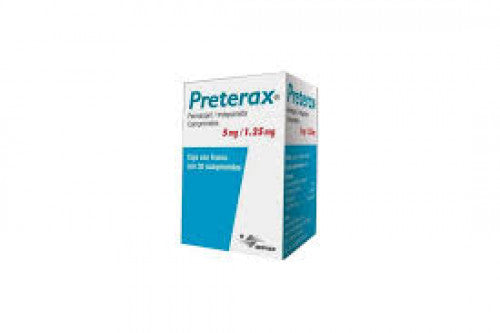 Preterax Comprimidos 5 mg/1,25 mg x 30 (Perindopril / Indapadamina)