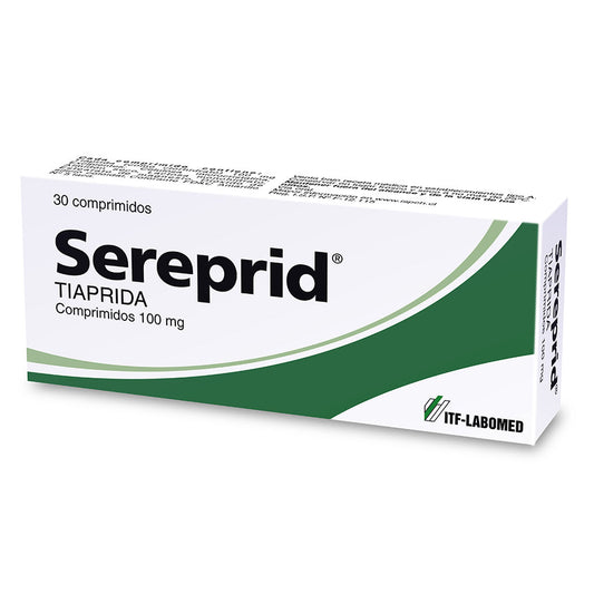 Sereprid Comprimidos 100 mg x 30 (Tiaprida)
