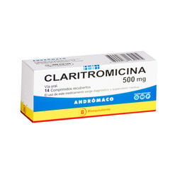 Claritromicina Comprimidos 500 mg x 14 And