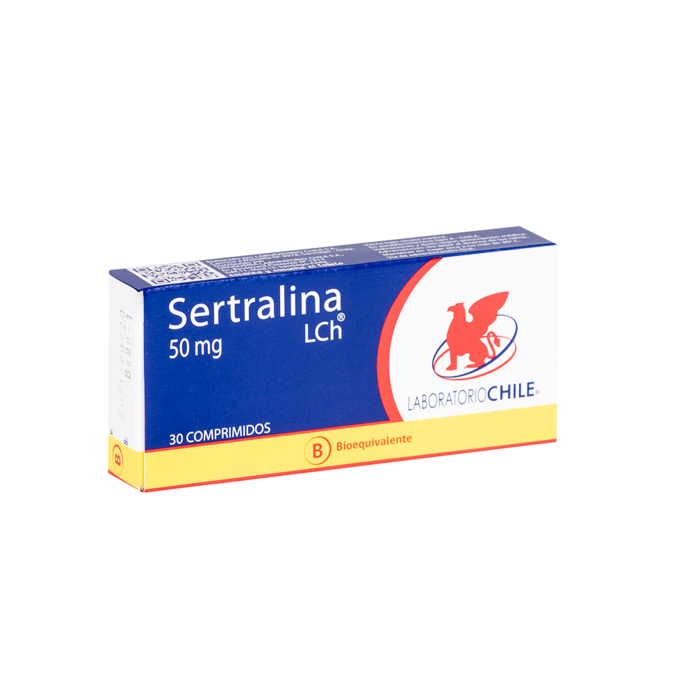 Sertralina Comprimidos 50 mg x 30 Chile