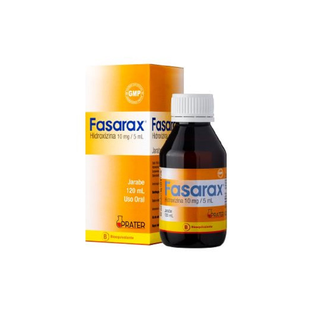 Fasarax Jarabe 10mg/5ml x 120 ml (Hidroxicina)