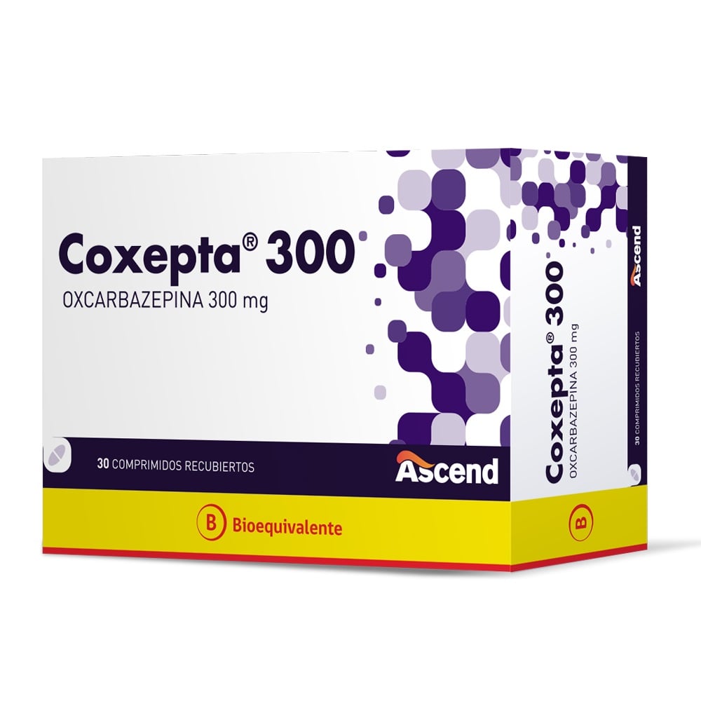Coxepta Comprimidos 300 mg x 30 (Oxcarbazepina)