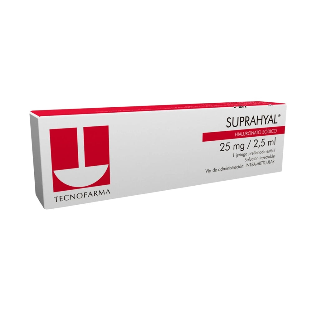 Suprahyal 25mg / 2,5 ml x Jeringa Pre-L (Hialuronato De Sodio)