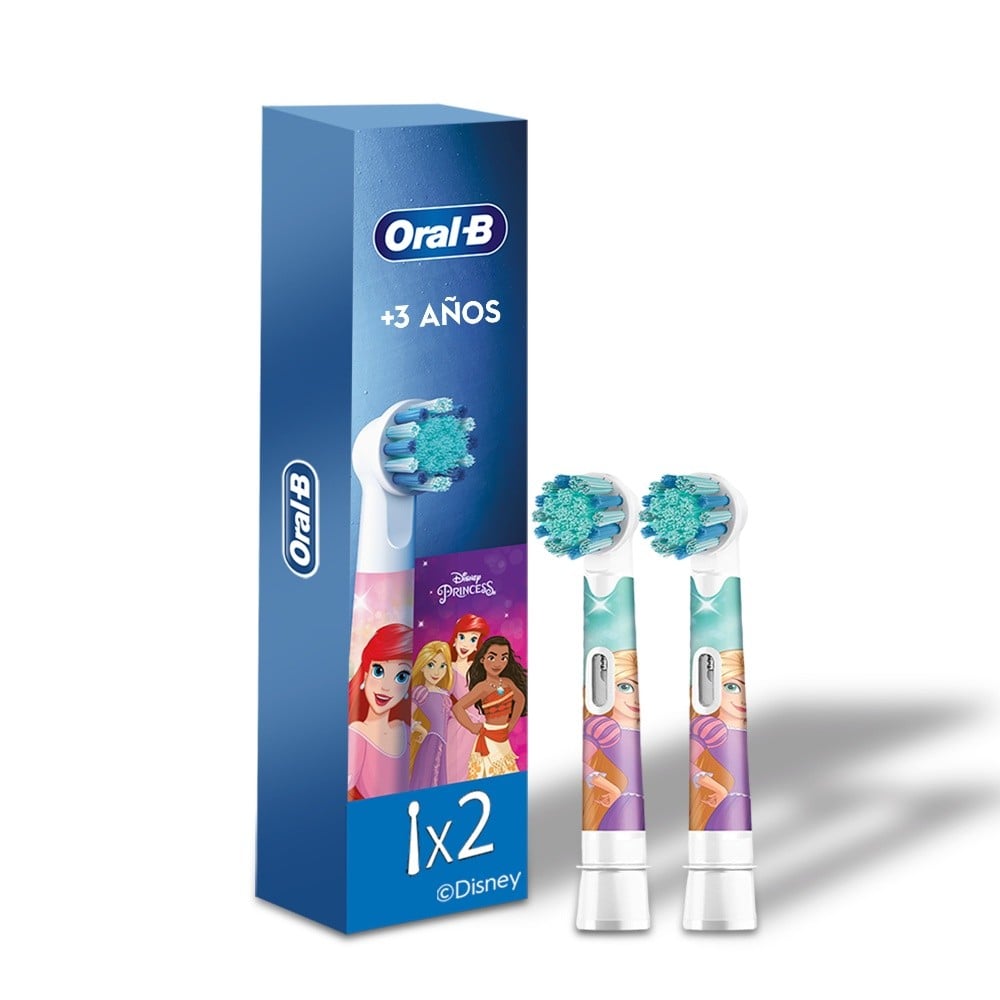 Oral B Cabezales De Repuesto Cepillo Electrico Disney Princess x 2 Unidades