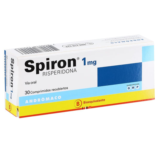 Spiron Comprimidos 1 mg x 30 (Risperidona)