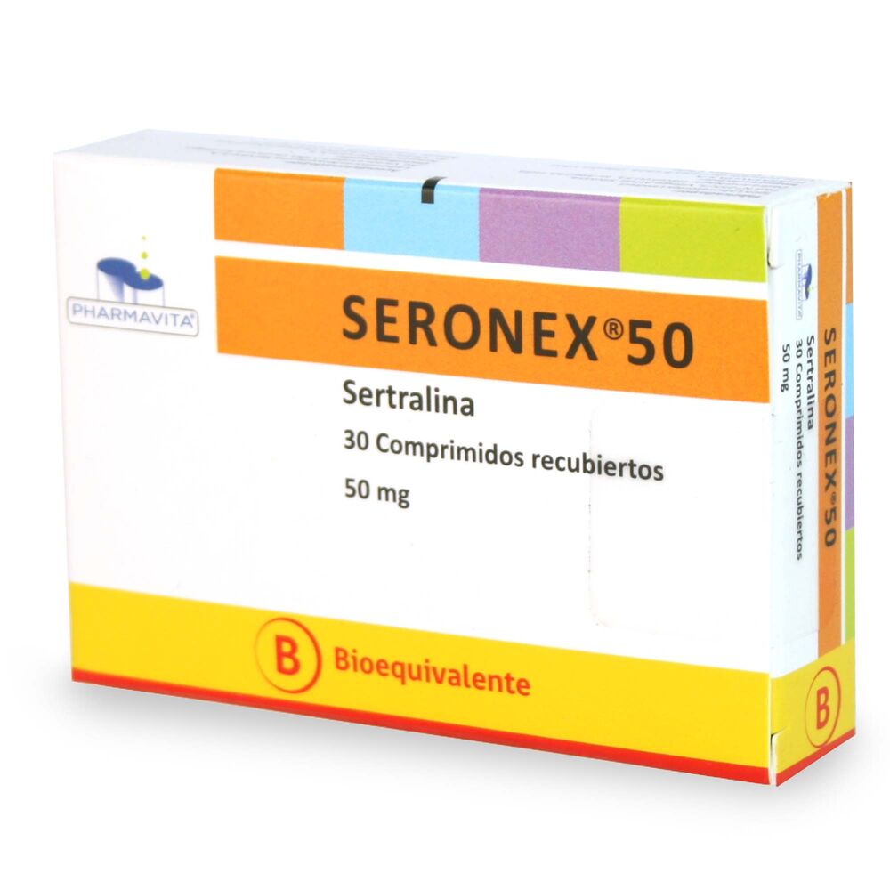 Seronex Comprimidos 50 mg x 30 (Sertralina)