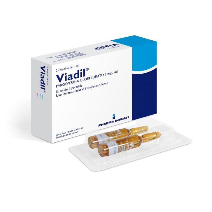 Viadil Amp 5 mg/ml x 2 (Pargeverina)