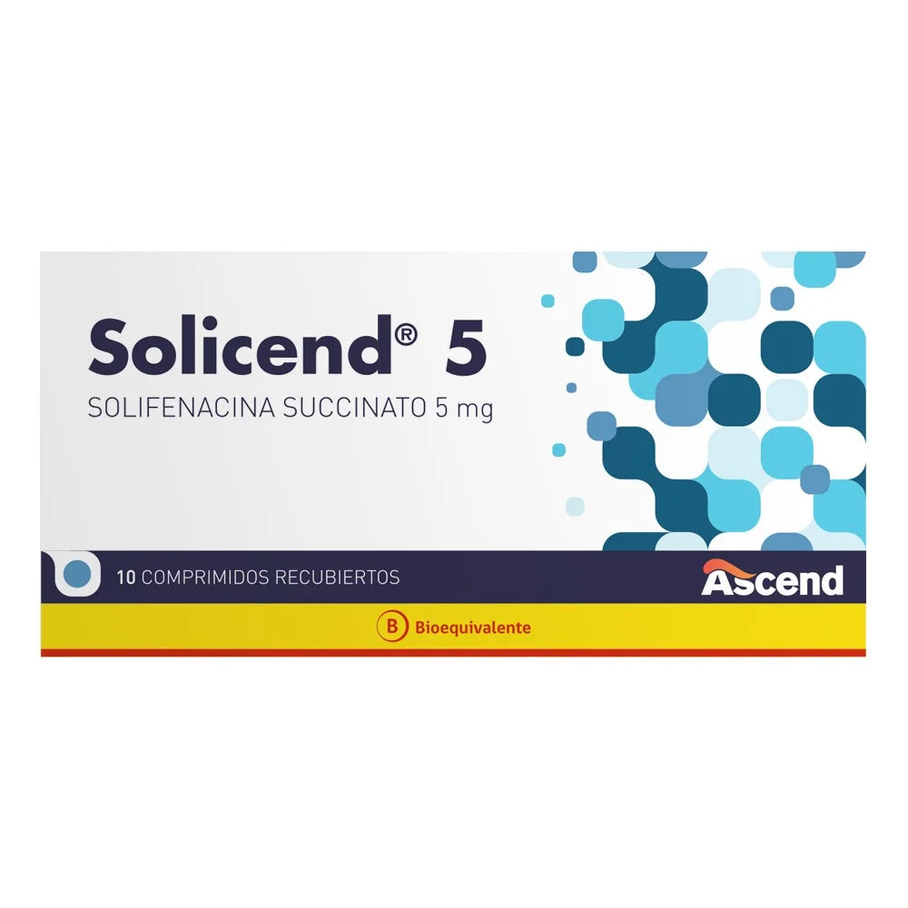 Solicend Comprimidos 5 mg x 10 (Solifenacina)