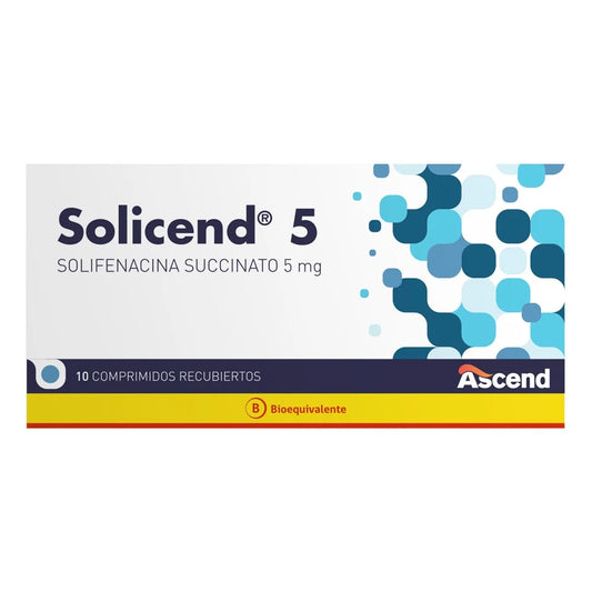 Solicend Comprimidos 5 mg x 10 (Solifenacina)