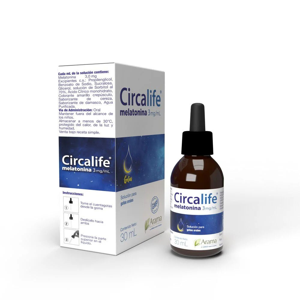 Circalife Gotas 3 mg x 30 ml (Melatonina)