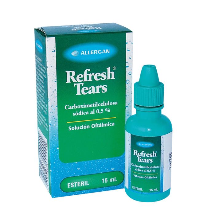 Refresh Tears Solución Oftálmica 0,5% x 15 ml (Carboximetil Celulosa)