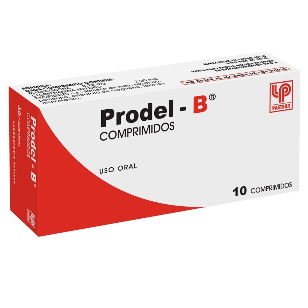 Prodel-B Comprimidos x 10 (Betametasona/Clorfenamina)